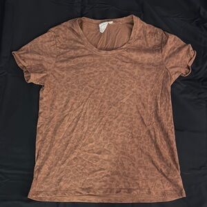 Leopard Print Brown Women's Top